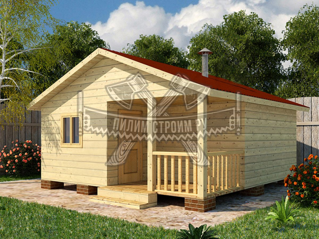Проект бани из бруса