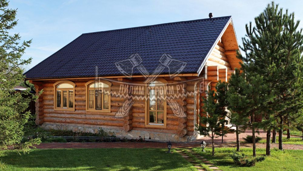 Дом-баня из лиственницы Дом-баня из лиственницы