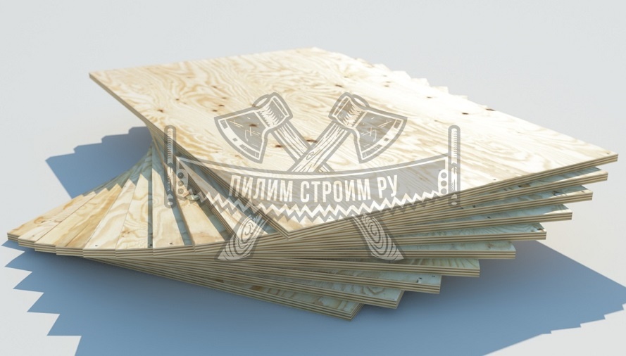 Строительная фанера из сосновых пород дерева